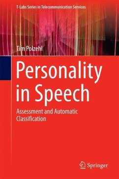 Personality in Speech - Polzehl, Tim