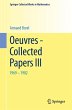 Oeuvres - Collected Papers III - Bild 1