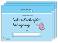 Cover Klasse 1, Schreibschriftlehrgang Vereinfachte Ausgangsschrift, 3 Hefte / Myrtel und Bo H.2-4