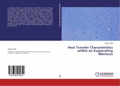 Heat Transfer Characteristics within an Evaporating Meniscus