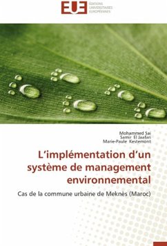 L¿implémentation d¿un système de management environnemental - Sai, Mohammed;El Jaafari, Samir;Kestemont, Marie-Paule