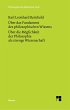 Über das Fundament des philosophischen... - Bild 1
