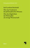 Über das Fundament des philosophischen Wissens. Über die Möglichkeit der Philosophie als strenge Wissenschaft (eBook, PDF)