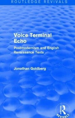 Voice Terminal Echo (Routledge Revivals) - Goldberg, Jonathan