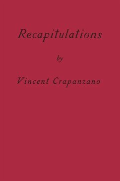 Recapitulations: A Memoir - Crapanzano, Vincent