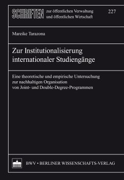 Zur Institutionalisierung internationaler Studiengänge (eBook, PDF) - Tarazona, Mareike