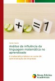 Análise da influência da linguagem matemática no aprendizado