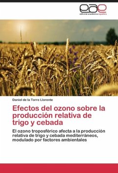 Efectos del ozono sobre la producción relativa de trigo y cebada