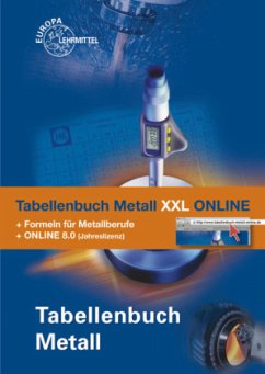 Cover Tabellenbuch Metall XXL ONLINE