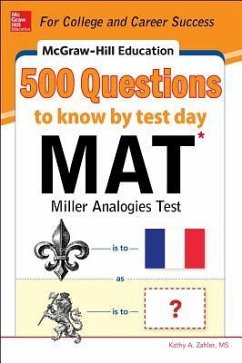 McGraw-Hill Education 500 MAT Questions to Know by Test Day - Zahler, Kathy A