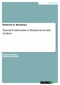Natural Evolutionism of Russian Economic Analysis (eBook, PDF) - Navalnaya, Ekaterina G.