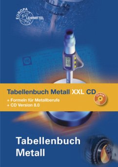 Tabellenbuch Metall XXL, m. CD-ROM - Fischer, Ulrich; Gomeringer, Roland; Heinzler, Max