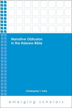 Cover Narrative Obtrusion in the Hebrew Bible (eBook, ePUB)