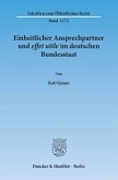 Einheitlicher Ansprechpartner und effet utile im deutschen Bundesstaat.