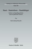 Staat - Staatsräson - Staatsbürger