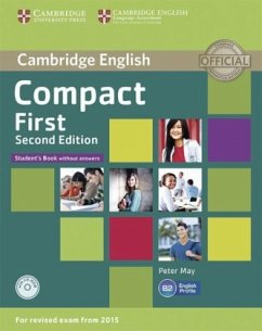 Compact First - Student's Book without answers, with CD-ROM / Compact First, Second Edition