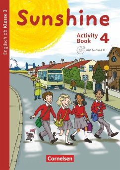 Sunshine 4. Schuljahr. Activity Book mit Audio-CD und Minibildkarten und Faltbox - Kraaz, Ulrike;Schröder, Caroline;Keller, Stefanie