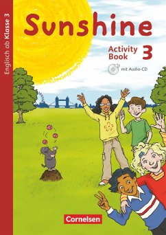 Sunshine 3. Schuljahr. Activity Book mit Audio-CD, Minibildkarten und Faltboxen - Kraaz, Ulrike;Schröder, Caroline;Keller, Stefanie