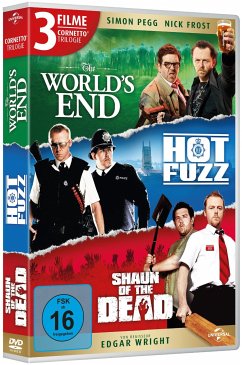 Cornetto Trilogie: The World's End , Hot Fuzz , Shaun of the Dead DVD-Box - Simon Pegg,Nick Frost,Kate Ashfield