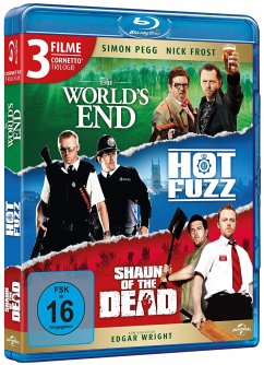 Cornetto Trilogie: The World's End , Hot Fuzz , Shaun of the Dead BLU-RAY Box - Simon Pegg,Nick Frost,Kate Ashfield