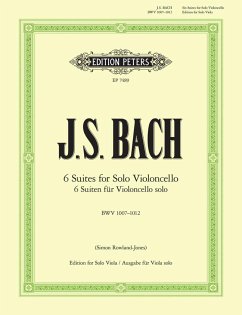 Suiten für Violoncello solo BWV 1007-1012 -Übertragung für Viola solo- - Bach, Johann Sebastian