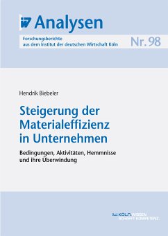 Steigerung der Materialeffizienz in Unternehmen (eBook, PDF) - Biebeler, Hendrik