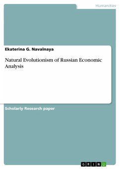 Natural Evolutionism of Russian Economic Analysis