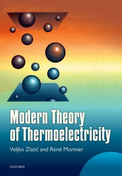 Modern Theory of Thermoelectricity (eBook, PDF) - Zlatic, Veljko; Monnier, René