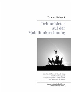 Drittanbieter auf der Mobilfunkrechnung - Hollweck, Thomas