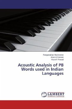 Acoustic Analysis of PB Words used in Indian Languages