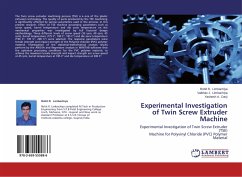 Experimental Investigation of Twin Screw Extruder Machine