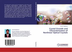 Crystal Growth and Characterization of Nonlinear Optical Crystals - Sagadevan, Suresh