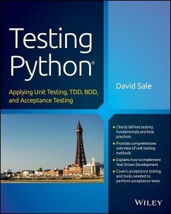 Testing Python (eBook, PDF) - Sale, David