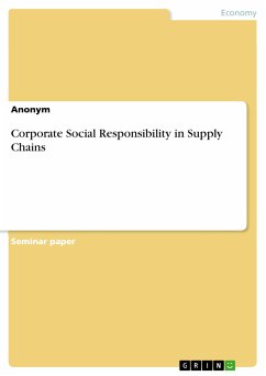 Corporate Social Responsibility in Supply Chains (eBook, PDF) - Anonym