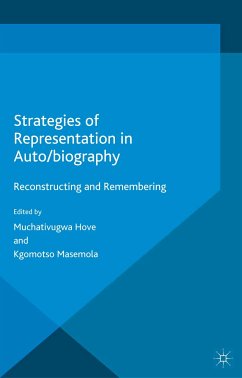 Strategies of Representation in Auto/biography (eBook, PDF)