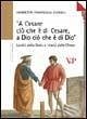 Cover «A Cesare ciò che è di Cesare a Dio ciò che è di Dio». Laicità dello Stato e libertà delle Chiese