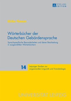 Wörterbücher der Deutschen Gebärdensprache - Thamm, Ulrike