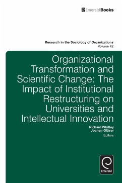Cover Organisational Transformation and Scientific Change (eBook, ePUB)