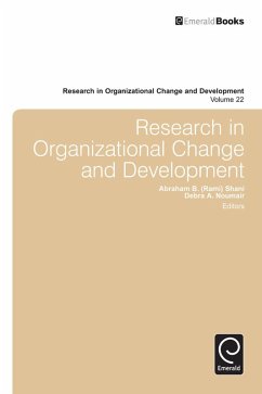 Research in Organizational Change and Development (eBook, ePUB)