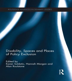 Disability, Spaces and Places of Policy Exclusion (eBook, ePUB)