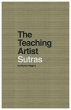 The Teaching Artist Sutras by Michael... - Bild 1