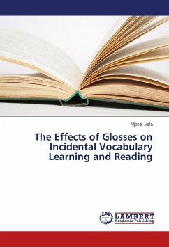 The Effects of Glosses on Incidental Vocabulary Learning and Reading - Vela, Vjosa