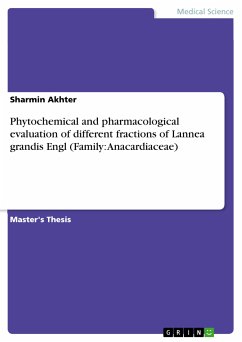 Phytochemical and pharmacological evaluation of different fractions of Lannea grandis Engl (Family: Anacardiaceae) (eBook, PDF)