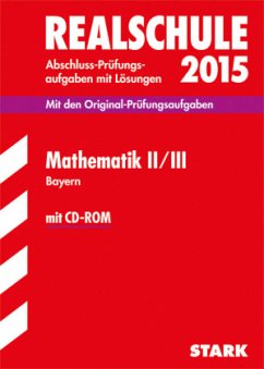 Cover Mathematik II/III, Bayern, m. CD-ROM / Realschule 2015