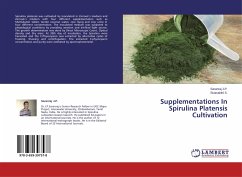 Supplementations In Spirulina Platensis Cultivation - J.P., Saranraj;S., Sivasakthi