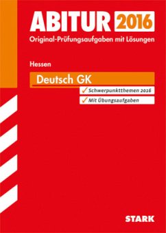 Cover Deutsch, Grundkurs Gymnasium / Gesamtschule, Landesabitur Hessen / Abitur 2015