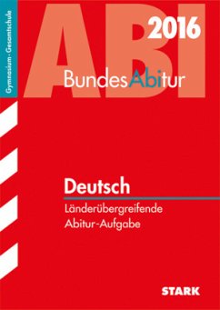 Cover Deutsch / Bundesabitur 2015