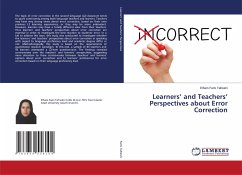 Learners¿ and Teachers¿ Perspectives about Error Correction