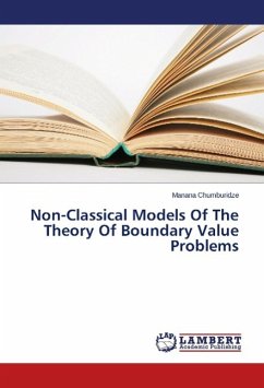 Non-Classical Models Of The Theory Of Boundary Value Problems - Chumburidze, Manana