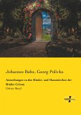 Anmerkungen zu den Kinder- und Hausmärchen der Brüder Grimm